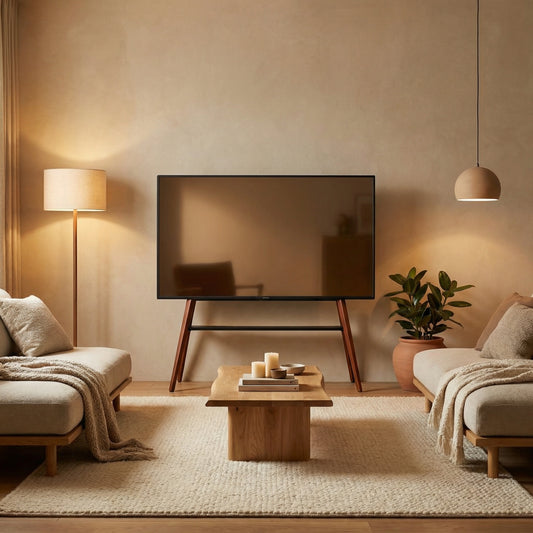 Soporte TV con patas ⎮CRABE - ROSTRO