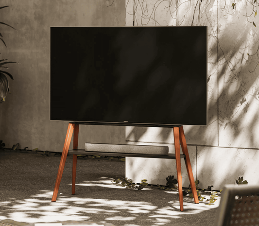 Soporte TV con Patas Crabe Frontal Barra Sonido