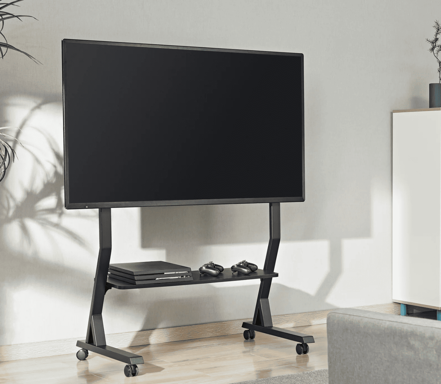 Soporte Televisión Acero Rollin Black