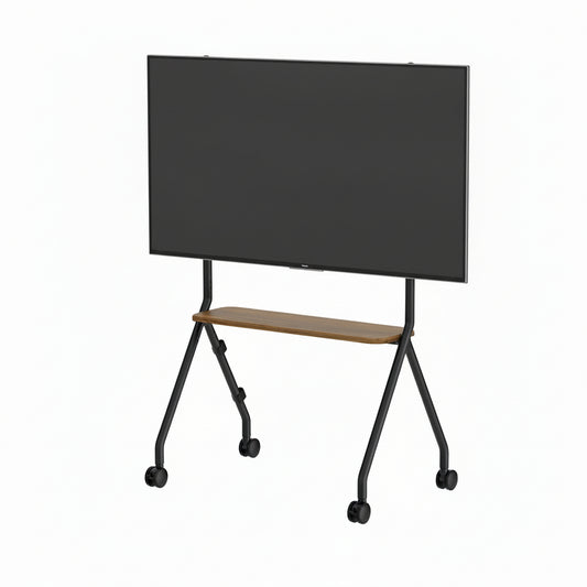 Soporte TV con ruedas ⎮ROLLIN NATURE - ROSTRO