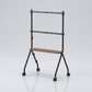 Soporte TV con ruedas ⎮ROLLIN NATURE 2.0 - ROSTRO