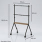 Soporte TV con ruedas ⎮ROLLIN NATURE 2.0 - ROSTRO