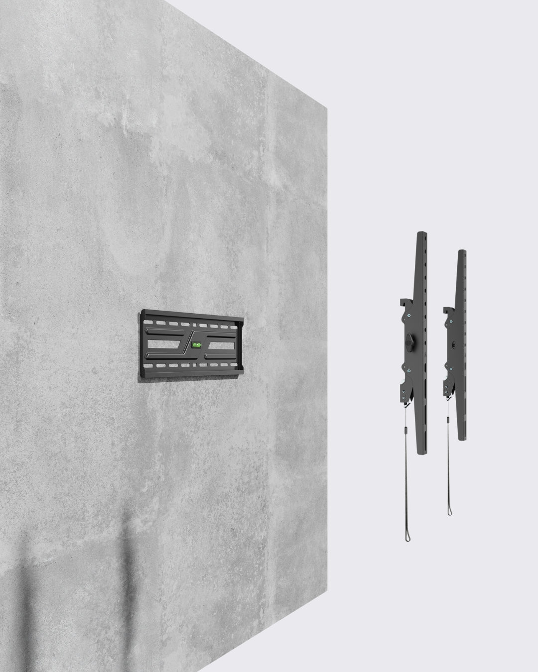 Soporte TV de Pared Inclinable ⎮ LEVEL - ROSTRO
