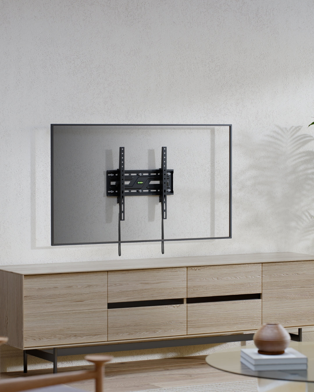 Soporte TV de Pared Inclinable ⎮ LEVEL - ROSTRO