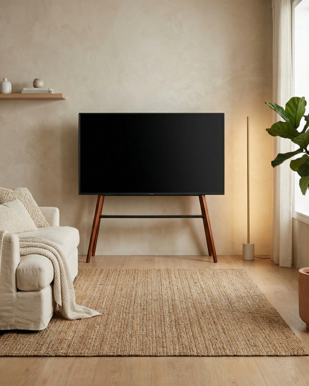 Soporte TV con patas ⎮CRABE - ROSTRO