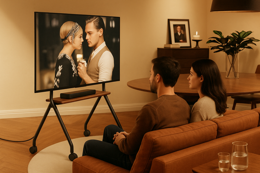Soporte TV con ruedas ⎮ROLLIN NATURE