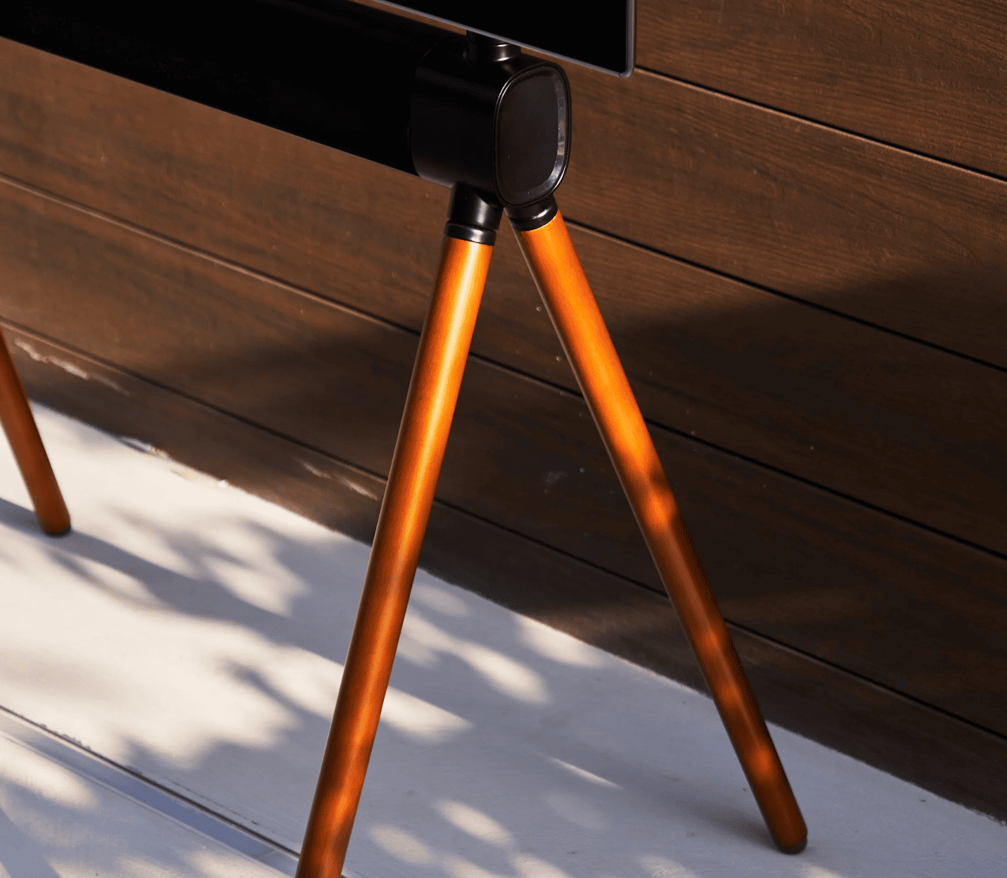 Soporte TV Nature Dark Audio Barra Sonido Madera Haya