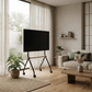 Soporte TV con ruedas ⎮ROLLIN NATURE 2.0 - ROSTRO